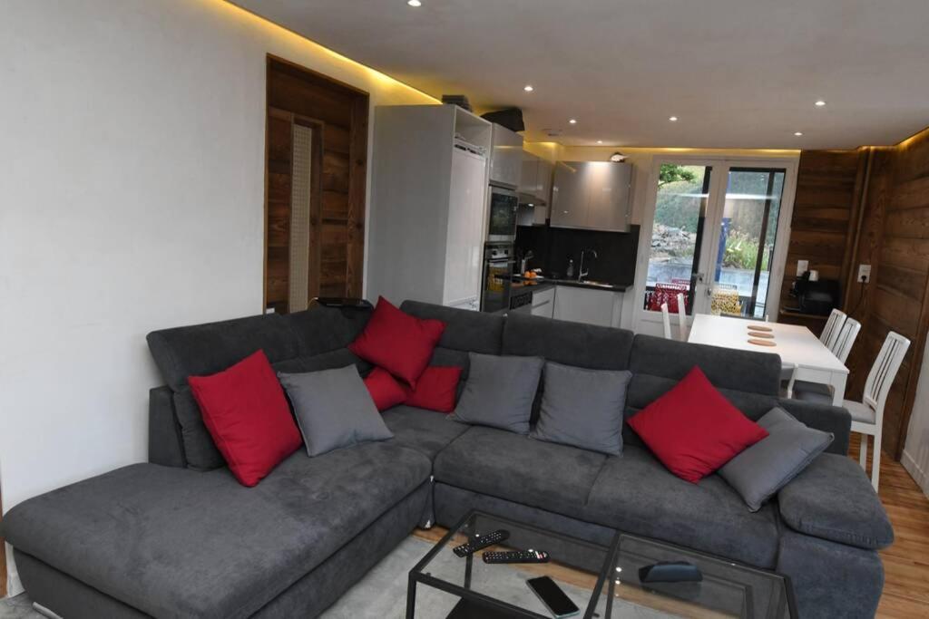 Logement Renove Avec Vue Panoramique La Saussaz Eksteriør billede